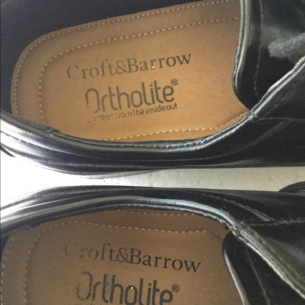 CROFT&BARROW Men’s Black dress shoe size 9… - Picture 8 of 8